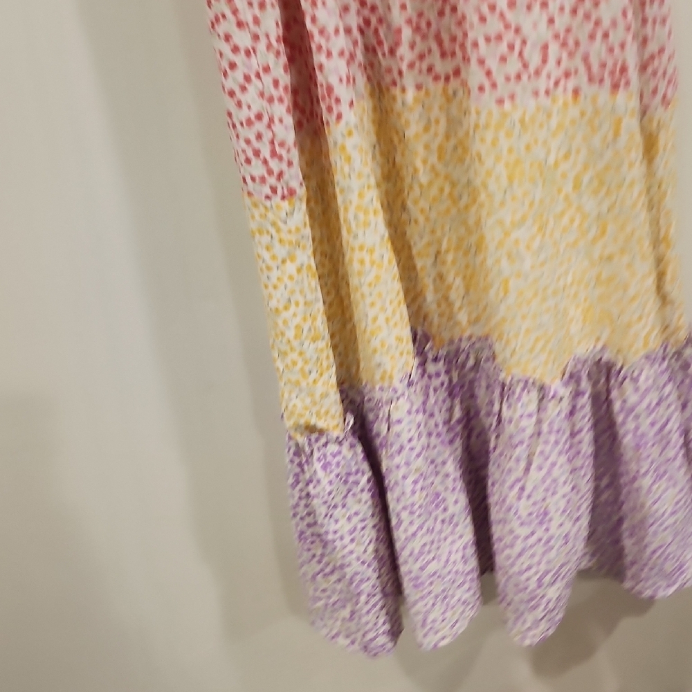 Stellah Floral Smocked Dress in Yellow and White - Picture 7 of 7